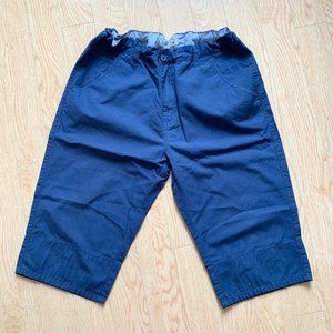 Men's Navy Blue Dress Shorts Bottoms Chino 38
